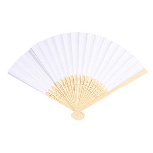 Gatuida 10 Stück Teiliges Weißer Faltfächer für Leere Chinesische Fächer zum Bemalen und Basteln für DIY Projekte und Kreative Partys Gatuida 10 Stück Teiliges Weißer Faltfächer für Leere Chinesische Fächer zum Bemalen und Basteln für DIY Projekte und Kreative Partys von Gatuida