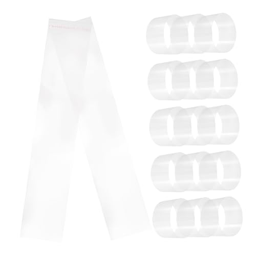 Gatuida 100 Blatt Kuchenkragen, Durchsichtig, Transparent, Selbstklebender Kuchenwickelkragen Gatuida 100 Blatt Kuchenkragen, Durchsichtig, Transparent, Selbstklebender Kuchenwickelkragen von Gatuida