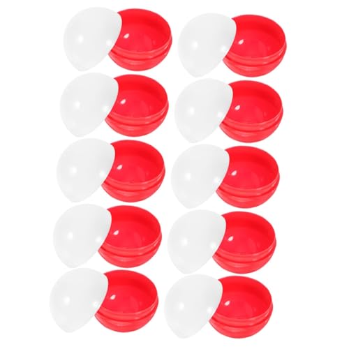 Gatuida 100 Stück Befüllbare Kunststoffkapseln Runde Klare Kugeln Leere Plastikkugeln Für Partygeschenke Basteln Und Süßigkeiten Verpackung Kunststoffbehälter von Gatuida