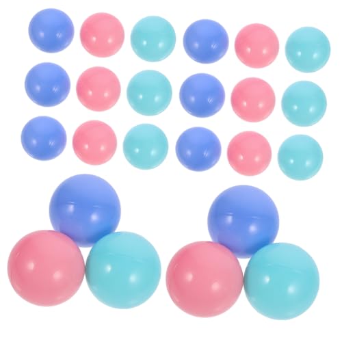 Gatuida 100 Stück Bunte Macaron Ozeanbälle Ungiftige Spielbälle Leichte Poolspielzeuge für Innen und Außen Kreative Pits Bälle für Kleinkinder für Badewanne und Partyspaß von Gatuida