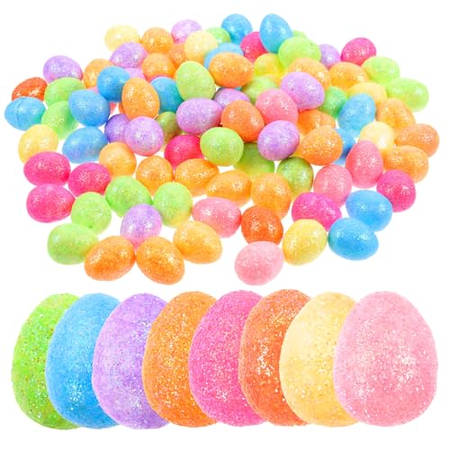 Gatuida 100 Stück Bunte Schaum Eier Ostern Dekoration Miniatur Eier Basteln Deko für Osterparty und DIY Festtagsdeko Farbenfrohe Deko als Osterkorb Füller und Fotorequisite Gatuida 100 Stück Bunte Schaum Eier Ostern Dekoration Miniatur Eier Basteln Deko für Osterparty und DIY Festtagsdeko Farbenfrohe Deko als Osterkorb Füller und Fotorequisite von Gatuida