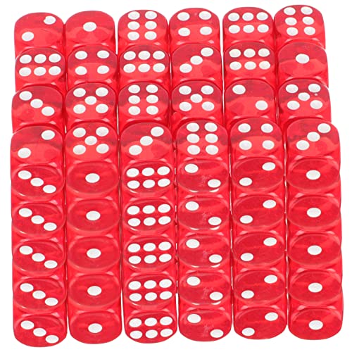 Gatuida 100 Stück Große Rote Vielseitige Spielwürfel für Brettspiele Partys und Bingo Leicht und Tragbar Zubehör für Gesellige Runden und Spielabende Gatuida 100 Stück Große Rote Vielseitige Spielwürfel für Brettspiele Partys und Bingo Leicht und Tragbar Zubehör für Gesellige Runden und Spielabende von Gatuida