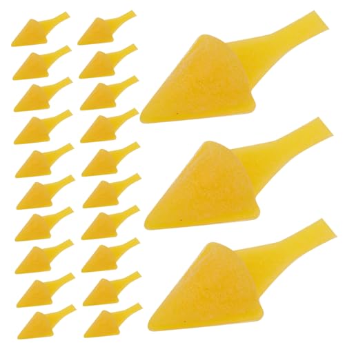 Gatuida 100 Stück Kleines Gelbes Hühnermaul Puppenschnabel Entenkükenschnabel Mini-hühnerschnabel DIY Tiervogel-kükenschnabel Plüsch-hühnerschnabel Bastelmund Eulenschnabel Yellow Plastik von Gatuida