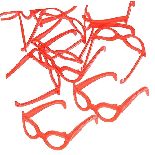 Gatuida 100 Stück Mini Brillen Reborn Puppenzubehör Für Puppen Puppenbrillen Brillen Modepuppen Bastelbrillen Spielzeugbrillen Miniatur Sonnenbrillen Brillen Kunststoff Rot Gatuida 100 Stück Mini Brillen Reborn Puppenzubehör Für Puppen Puppenbrillen Brillen Modepuppen Bastelbrillen Spielzeugbrillen Miniatur Sonnenbrillen Brillen Kunststoff Rot von Gatuida