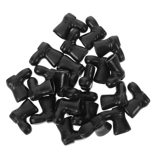 Gatuida 100 Stück Mini-weihnachtsstiefel Basteln Weihnachten Für Miniatur-weihnachtsmann-Schuhe Miniatur-weihnachtsstiefel Klaus Miniatur-weihnachtsmannschuhe Black Plastik von Gatuida