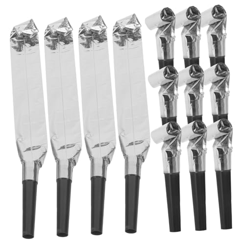 Gatuida 100 Stück Partystimmung Weht Drache Jubeln Geräuschmacher Erwachsene Noisemaker Ausblasgebläse Partygeschenk Dekorationen Neu Krachmacher Schlag Basteln Oh Geformt Outs Silver P.s von Gatuida