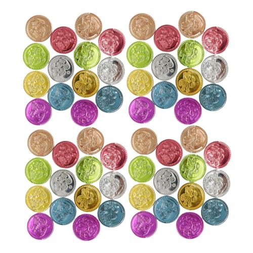 Gatuida 100 Stück Teiliges Bunte Kunststoff Schatzmünzen Spielmünzen Leicht und Kompakt für Erwachsene Partyspiele und Schatzsuchen Zubehör Gatuida 100 Stück Teiliges Bunte Kunststoff Schatzmünzen Spielmünzen Leicht und Kompakt für Erwachsene Partyspiele und Schatzsuchen Zubehör von Gatuida