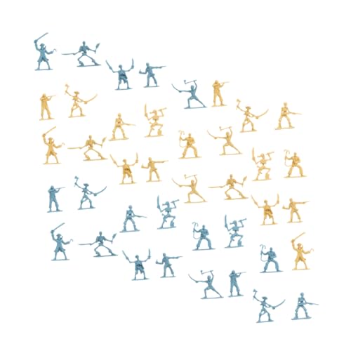 Gatuida 100 Stück Teiliges Kleine Piraten Soldaten Modelle Mini Krieger Figuren DIY Dekoration für Piratenbasteln Halloween Deko Cosplay und Kreative Mikro Landschaften von Gatuida