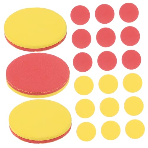 Gatuida 100 Stück Teiliges Lernspielzeug Mathe Zählchips aus Farbigem Eva für Pädagogische Zählhilfe Frühe Matheförderung Robust und Vielseitig für Vorschule und Grundschule von Gatuida