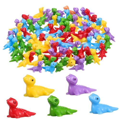 Gatuida 100 Stück Teiliges Mini Harz Eidechsen Bunte Kleine Resin Figuren Fein Gearbeitet Vielseitige Mini Gartenornamente Geeignet für Bonsai Puppenhaus und Desktop Dekoration von Gatuida
