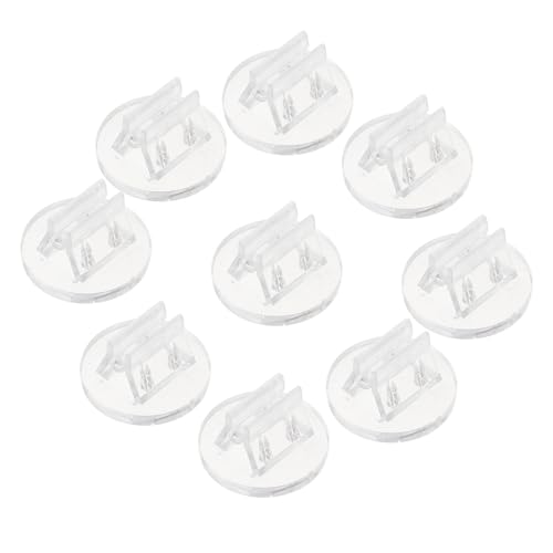 Gatuida 100 Stück Teiliges Transparentes Kartenhalter aus Stabilem Kunststoff Praktischer Kartenständer für Visiten und Spielkarten für Büro und Spielzubehör von Gatuida