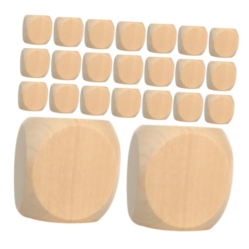 Gatuida 100 Stück Unlackierte DIY Würfel mit Abgerundeten Ecken für Kreative Projekte Spielzubehör und Lehrmaterialien Leere Holzblöcke Gatuida 100 Stück Unlackierte DIY Würfel mit Abgerundeten Ecken für Kreative Projekte Spielzubehör und Lehrmaterialien Leere Holzblöcke von Gatuida