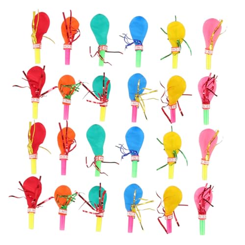 Gatuida 100 Stück Whistle Ballons für Kindergeburtstage Bunte Geburtstagsbläser mit Goldpfeifen Wiederverwendbare für Unterhaltung und Spaß bei Feiern Gatuida 100 Stück Whistle Ballons für Kindergeburtstage Bunte Geburtstagsbläser mit Goldpfeifen Wiederverwendbare für Unterhaltung und Spaß bei Feiern von Gatuida