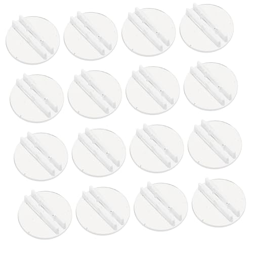 Gatuida 100 Stück visitenkartenhalter Schreibtisch Deck Aktie Spiel Sammelkartenordner Planke Karten aufbewahrung kartenständer Visitenkarten-Display vertikaler visitenkartenhalter Plastik von Gatuida