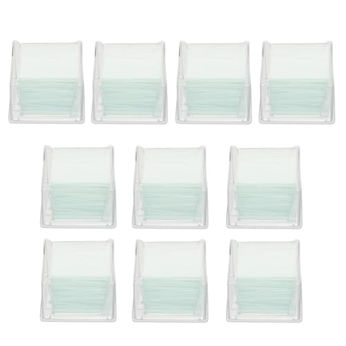 Gatuida 1000 Stück Deckgläser Mikroskop, deckgläser 22x22 Lehrmaterialien Mikroskop-Objektträger Zubehör für Labor Optische Mikroskopie Und Biologie Wissenschaft Studium von Gatuida