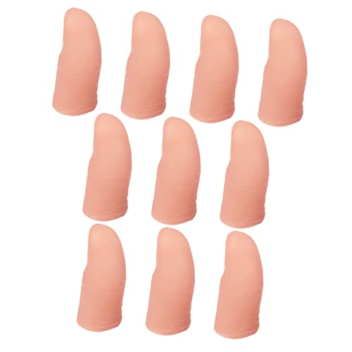 Gatuida 10Stücke Fingerabdeckung Teiliges Lustige Fingerspielzeuge für Magische Tricks und Kreative Spiele Hautfarbe und Langlebig Gatuida 10Stücke Fingerabdeckung Teiliges Lustige Fingerspielzeuge für Magische Tricks und Kreative Spiele Hautfarbe und Langlebig von Gatuida