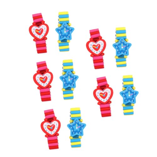 Gatuida 10Stücke Holzspielzeug Kinderuhr Pädagogisches Kreatives für Jungen Bildschirmzeit zu Reduzieren Bereichern Gatuida 10Stücke Holzspielzeug Kinderuhr Pädagogisches Kreatives für Jungen Bildschirmzeit zu Reduzieren Bereichern von Gatuida