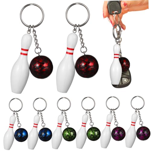 Gatuida 10Stücke Mini Bowling Schlüsselanhänger Farbenfrohe Sport Souvenirs im Cartoon Design für Bowlingpartys Kindergeburtstage und Praktische Dekoration für Schlüssel Gatuida 10Stücke Mini Bowling Schlüsselanhänger Farbenfrohe Sport Souvenirs im Cartoon Design für Bowlingpartys Kindergeburtstage und Praktische Dekoration für Schlüssel von Gatuida