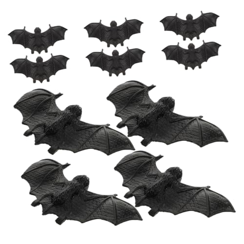 Gatuida 10Stücke Mini Halloween Fledermäuse Schwarze Dekoration für DIY Projekte Realistische Kunststofffledermäuse für Spukhaus und Streich Requisiten Einfach Aufzuhängen Gatuida 10Stücke Mini Halloween Fledermäuse Schwarze Dekoration für DIY Projekte Realistische Kunststofffledermäuse für Spukhaus und Streich Requisiten Einfach Aufzuhängen von Gatuida