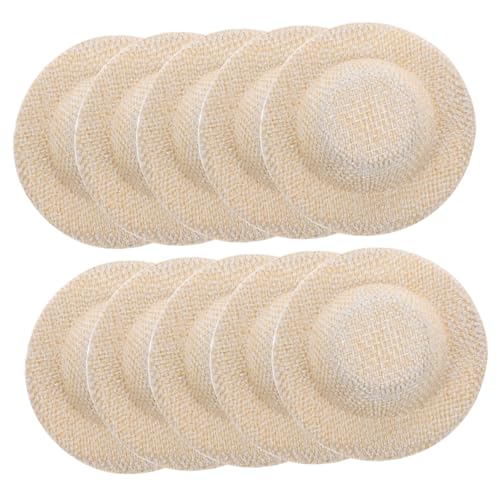 Gatuida 10Stücke Mini Strohhüte für Puppen Dekorative DIY Hüte aus Lint und Bastelhüte für Kreative Gestaltung und Partyzubehör Perfektes für Besondere Anlässe Gatuida 10Stücke Mini Strohhüte für Puppen Dekorative DIY Hüte aus Lint und Bastelhüte für Kreative Gestaltung und Partyzubehör Perfektes für Besondere Anlässe von Gatuida