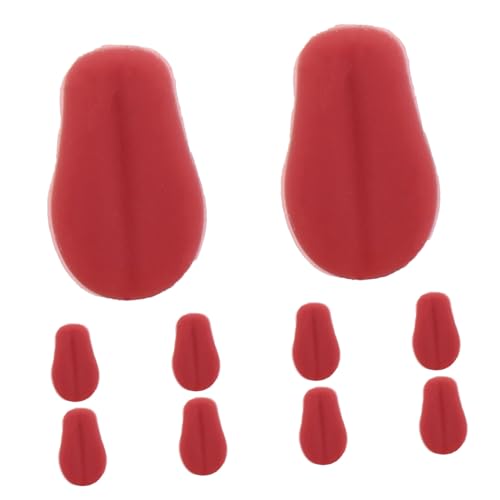 Gatuida 10Stücke Miniaturzungen für Puppen Realistische Zungenmodelle für DIY Tierpuppen Kreative Bastelzubehör für Hunde und Katzen Puppenherstellung und Requisiten Gatuida 10Stücke Miniaturzungen für Puppen Realistische Zungenmodelle für DIY Tierpuppen Kreative Bastelzubehör für Hunde und Katzen Puppenherstellung und Requisiten von Gatuida