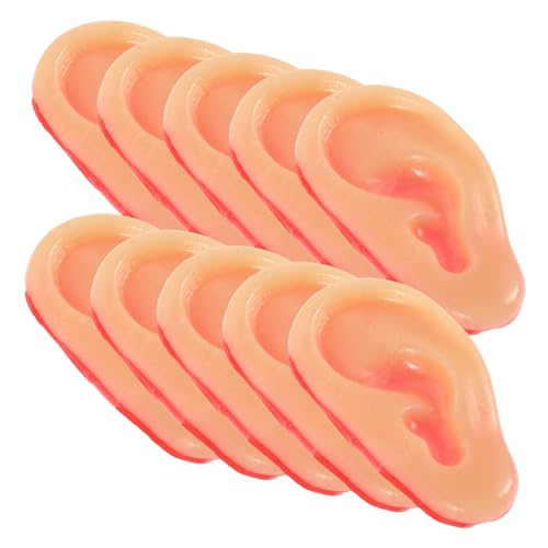 Gatuida 10Stücke Teiliges Realistische Fake Ohr Requisite aus Weichem für Streichspielzeug für Halloween Karneval Cosplay und Aprilscherze Täuschend Echte Simulation Gatuida 10Stücke Teiliges Realistische Fake Ohr Requisite aus Weichem für Streichspielzeug für Halloween Karneval Cosplay und Aprilscherze Täuschend Echte Simulation von Gatuida