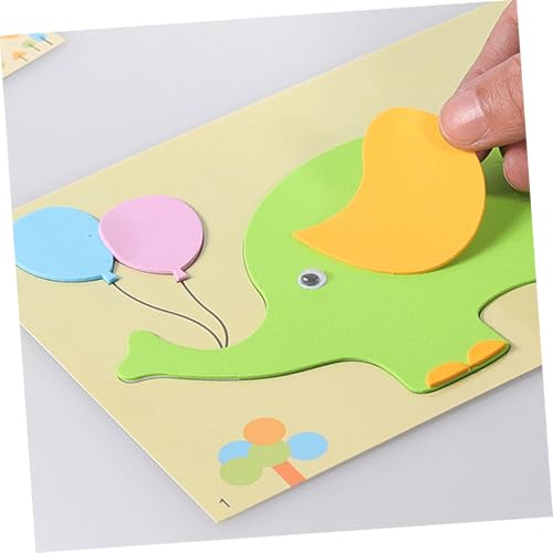 Gatuida 12 Blatt Teiliges Eva Tierpuzzle DIY Aufkleber Bastelmaterial für Frühe Bildung Spielerisches Lernen Motorikförderung Eltern Junge Mädchen Bunte Langlebige Tiersticker Gatuida 12 Blatt Teiliges Eva Tierpuzzle DIY Aufkleber Bastelmaterial für Frühe Bildung Spielerisches Lernen Motorikförderung Eltern Junge Mädchen Bunte Langlebige Tiersticker von Gatuida