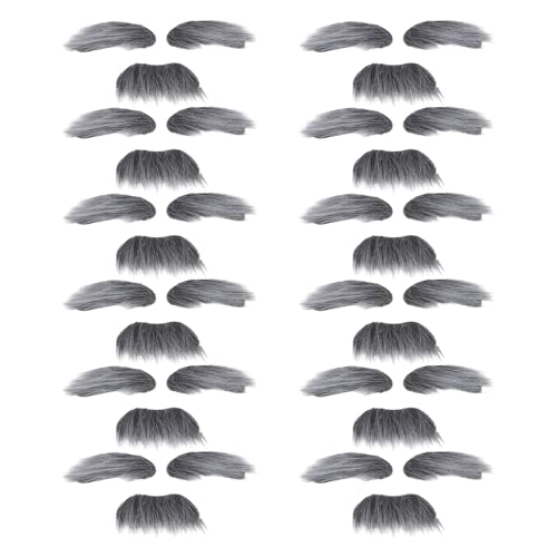 Gatuida 12 Sets Künstlicher Bart und Augenbrauen: Realistische, Selbstklebende Schnurrbärte und Brauen – Lustige Verkleidungsaccessoires für Halloween und Cosplay Gatuida 12 Sets Künstlicher Bart und Augenbrauen: Realistische, Selbstklebende Schnurrbärte und Brauen – Lustige Verkleidungsaccessoires für Halloween und Cosplay von Gatuida