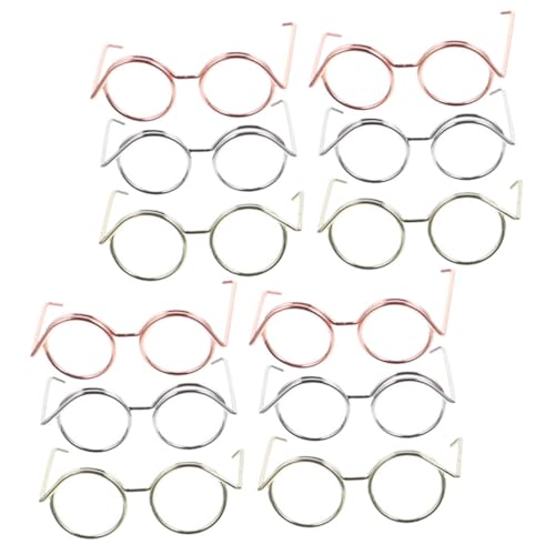 Gatuida 12 Stück Brille Spielzeugzubehör Brillen Zum Anziehen Der Puppe Puppengläser Zur Dekoration Basteln Sie Eine Zum Dekorieren Minibrille Für Puppe Kupferkabel Gatuida 12 Stück Brille Spielzeugzubehör Brillen Zum Anziehen Der Puppe Puppengläser Zur Dekoration Basteln Sie Eine Zum Dekorieren Minibrille Für Puppe Kupferkabel von Gatuida