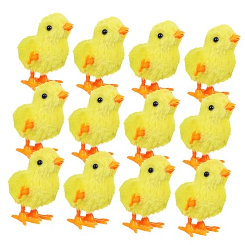Gatuida Küken-plüschtier-Set 12 Aufziehbare Hühner-stofftiere Interaktives Osterspielzeug Für Kinder von Gatuida