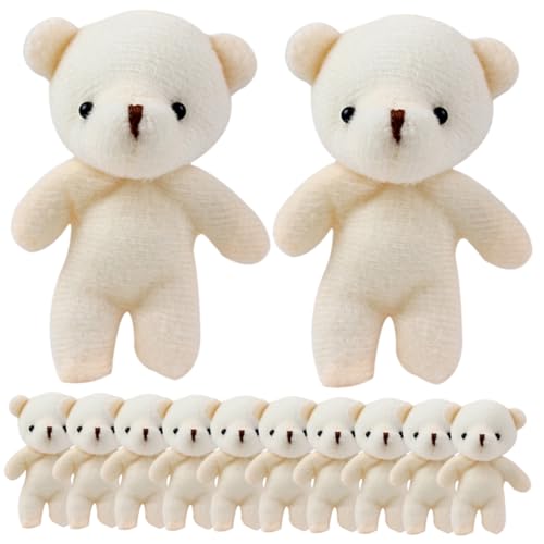 Gatuida 12 Stück Mini Bärenanhänger aus Strapazierfähigem Plüsch Tragbare Kleine Bärendeko Leichte DIY Schlüsselanhänger mit Kuscheligem Baumwollkern für Basteln und Geschenkverzierung Gatuida 12 Stück Mini Bärenanhänger aus Strapazierfähigem Plüsch Tragbare Kleine Bärendeko Leichte DIY Schlüsselanhänger mit Kuscheligem Baumwollkern für Basteln und Geschenkverzierung von Gatuida