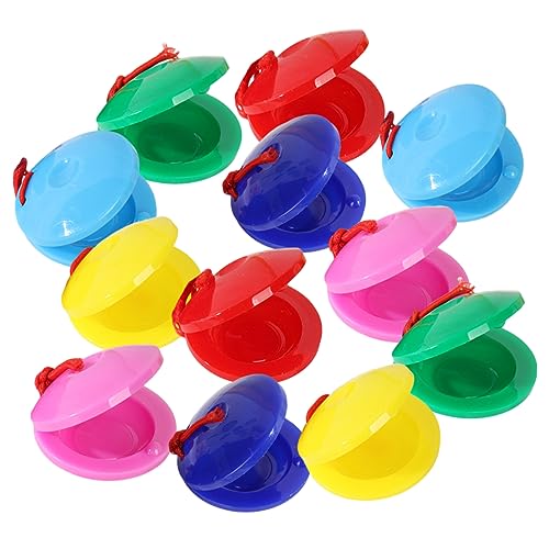 Gatuida 12 Stück Schlaginstrument für kinderinstrumente musikinstrumente Instrument Educational Toys spielzeuge Fingerkastagnetten Musikinstrumente, Plastik Gatuida 12 Stück Schlaginstrument für kinderinstrumente musikinstrumente Instrument Educational Toys spielzeuge Fingerkastagnetten Musikinstrumente, Plastik von Gatuida