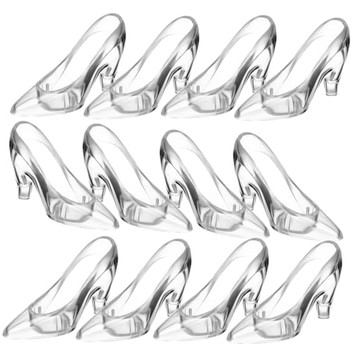 Gatuida 12 Stück Schuhschmuck aus Kristall Prinzessin High Heels Schuhe Figur Klare Prinzessin-Hausschuhe-Dekoration High Heel -Schuhdekoration Schuhe Ornamente transparentes Material Gatuida 12 Stück Schuhschmuck aus Kristall Prinzessin High Heels Schuhe Figur Klare Prinzessin-Hausschuhe-Dekoration High Heel -Schuhdekoration Schuhe Ornamente transparentes Material von Gatuida