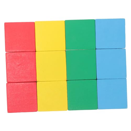 Gatuida 12 Stück Teiliges Bunter Kleiner Bauklötze aus Buchenholz Farbiges DIY holzbausatz für Kreatives Holzbaustein Rot Gelb Blau Grün Gatuida 12 Stück Teiliges Bunter Kleiner Bauklötze aus Buchenholz Farbiges DIY holzbausatz für Kreatives Holzbaustein Rot Gelb Blau Grün von Gatuida