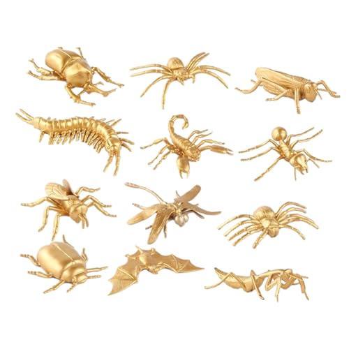 Gatuida 12 Stück Teiliges Insektenmodell Pädagogische Simulation von Insektenfiguren für Geeignet für Lernspiele und Frühkindliche Bildung Gatuida 12 Stück Teiliges Insektenmodell Pädagogische Simulation von Insektenfiguren für Geeignet für Lernspiele und Frühkindliche Bildung von Gatuida