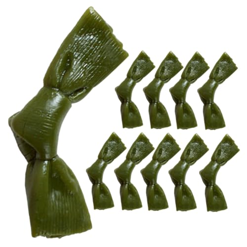 Gatuida 12 Stück Teiliges Lebensechter Künstlicher Seetangknoten Deko Modelle Realistische Fake Food Foto Requisiten für Aquarium Wasserpflanzen Vielseitige Tischdekoration und von Gatuida