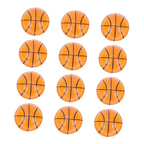 Gatuida 12 Stück Teiliges Mini Basketball Stressball aus PU Schaum Kleines Zappelspielzeug für Erwachsene Tragbare Antistressbälle zum Drücken Party und Stressabbau von Gatuida