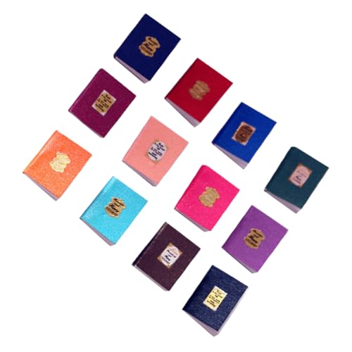 Gatuida 12 Stück Teiliges Mini Bücher Bunte Miniatur Bücher Modell Puppenhaus Zubehör Kleine Notizbücher DIY Dekoration für Puppenmöbel und Mini Haus Ornamente Gatuida 12 Stück Teiliges Mini Bücher Bunte Miniatur Bücher Modell Puppenhaus Zubehör Kleine Notizbücher DIY Dekoration für Puppenmöbel und Mini Haus Ornamente von Gatuida