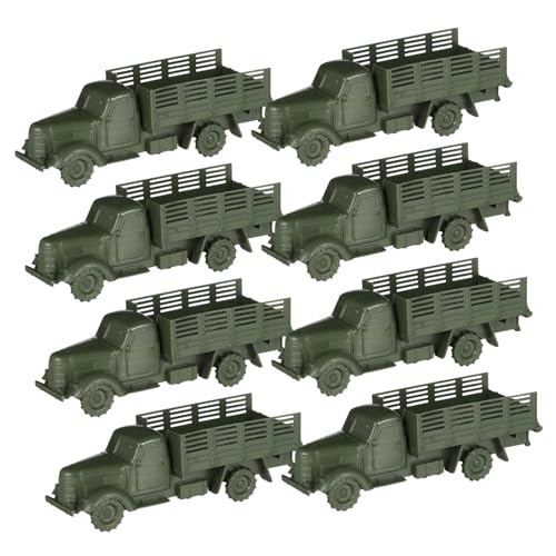Gatuida 12 Stück Teiliges Mini Militärfahrzeug Spielzeugset für Sandspielzeug mit LKW Design Sicher und Langlebig Fördert Kognitive Fähigkeiten und Motorik von Gatuida
