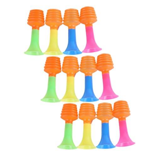 Gatuida 12 Stück Teiliges Mini Party Horn für Bunte Robuste Kunststoff Tröten Musikalisches für Geburtstag Weihnachten und Festliche Feiern Sichere Kinderparty von Gatuida