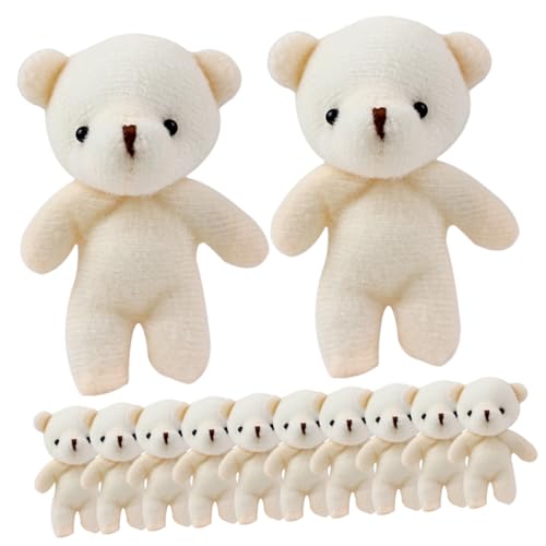 Gatuida 12 Stück Teiliges Mini Plüsch Bär Weiche Stofftier Schlüsselanhänger Niedliche Kleine Puppe als Anhänger für Taschen und DIY Dekoration Vielseitig Verwendbar und Einfach zu Gatuida 12 Stück Teiliges Mini Plüsch Bär Weiche Stofftier Schlüsselanhänger Niedliche Kleine Puppe als Anhänger für Taschen und DIY Dekoration Vielseitig Verwendbar und Einfach zu von Gatuida
