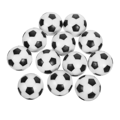 Gatuida 12 Stück Teiliges Mini Tischfußball Bälle Mehrfarbig Kunststoff Ersatzbälle für Standard Tischkicker Robuste Foosball Kugeln mit Klassischem Fußballmuster Geeignet für Drinnen Gatuida 12 Stück Teiliges Mini Tischfußball Bälle Mehrfarbig Kunststoff Ersatzbälle für Standard Tischkicker Robuste Foosball Kugeln mit Klassischem Fußballmuster Geeignet für Drinnen von Gatuida