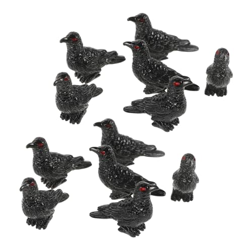 Gatuida 12 Stück Teiliges Mini Ulmen Krähenfiguren aus Langlebigem Resin Lebensechte Gartendeko für Halloween Mikro Landschaft Tischornament Vielseitiges Vogel Miniatur Gatuida 12 Stück Teiliges Mini Ulmen Krähenfiguren aus Langlebigem Resin Lebensechte Gartendeko für Halloween Mikro Landschaft Tischornament Vielseitiges Vogel Miniatur von Gatuida
