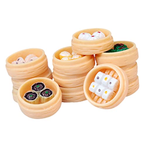 Gatuida 12 Stück Teiliges Miniatur Dampfgarer Realistische Steamed Buns Simulation Küchen Puppenhaus Zubehör Gatuida 12 Stück Teiliges Miniatur Dampfgarer Realistische Steamed Buns Simulation Küchen Puppenhaus Zubehör von Gatuida