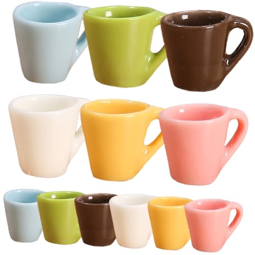 Gatuida 12 Stück Teiliges Miniatur Puppenhaus Resin Tassen in Farben Realistische Mini Cups Ornamente Kinderfreundliche Deko für Puppenhaus Kreativitätsförderndes Gatuida 12 Stück Teiliges Miniatur Puppenhaus Resin Tassen in Farben Realistische Mini Cups Ornamente Kinderfreundliche Deko für Puppenhaus Kreativitätsförderndes von Gatuida