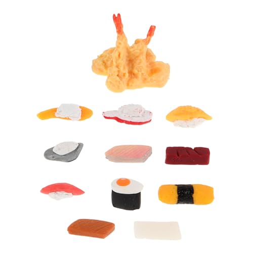 Gatuida 12 Stück Teiliges Miniatur Sushi für Puppenhaus Detailgetreue Japanische Essensmodelle Handwerkskunst Wiederverwendbar Lebensechte Mini Küchenaccessoires für Kreative Dekoration Gatuida 12 Stück Teiliges Miniatur Sushi für Puppenhaus Detailgetreue Japanische Essensmodelle Handwerkskunst Wiederverwendbar Lebensechte Mini Küchenaccessoires für Kreative Dekoration von Gatuida