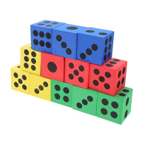 Gatuida 12 Stück Teiliges Schaumwürfel Leichte Bunte Zahlenwürfel für Sichere Spielwürfel für Lernspiele Klassenzimmer Party und Vielseitige Aktivitäten Gatuida 12 Stück Teiliges Schaumwürfel Leichte Bunte Zahlenwürfel für Sichere Spielwürfel für Lernspiele Klassenzimmer Party und Vielseitige Aktivitäten von Gatuida