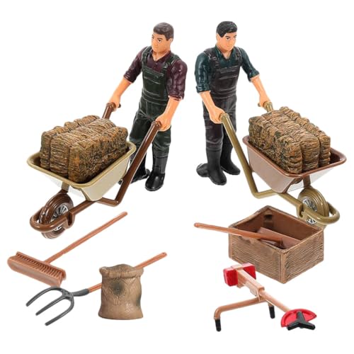 Gatuida 12 Stück Teiliges Set Miniatur Bauernhof Zubehör Realistische Miniaturfiguren und Gartenwerkzeuge für Mikrolandschaften und Dekoration für Spiel und Kreative Projekte Gatuida 12 Stück Teiliges Set Miniatur Bauernhof Zubehör Realistische Miniaturfiguren und Gartenwerkzeuge für Mikrolandschaften und Dekoration für Spiel und Kreative Projekte von Gatuida