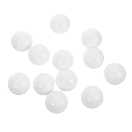 Gatuida 12 Stück Teiliges Tischfußball Ersatzball Weiß Glatt Kleine Foosball Kugeln für Erwachsene und Jugendliche Praktische Fußball Bälle für Tischkicker Zubehör Langlebig und von Gatuida