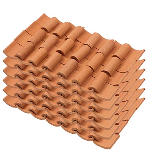 Gatuida 120 Stück Miniatur Dachziegel Teiliges für DIY Landschaften Realistische Modelle für Sandtisch Dekoration Puppenhaus Mini und Kreative Bauprojekte Gatuida 120 Stück Miniatur Dachziegel Teiliges für DIY Landschaften Realistische Modelle für Sandtisch Dekoration Puppenhaus Mini und Kreative Bauprojekte von Gatuida